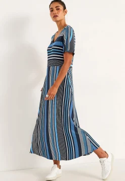 Cellbes of Sweden Randig viskosklänning Sale