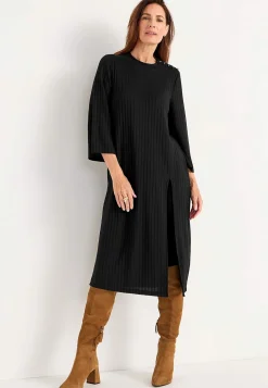 Cellbes of Sweden Ribbstickad klänningstunika Clearance