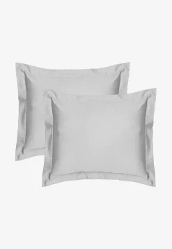 Cellbes of Sweden Örngott i satin med vinge 50x60 cm Ekologisk bomull 2-pack Ljusgrå Outlet