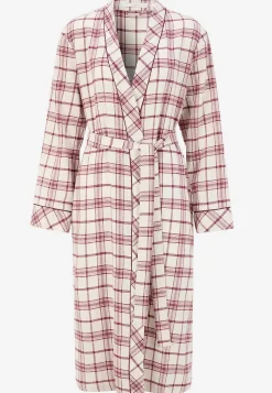 Cellbes of Sweden Rutig morgonrock i flanell Hot