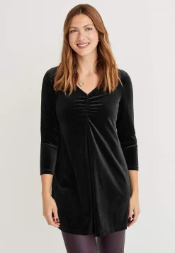 Cellbes of Sweden Sammetstunika med lyster Svart Hot