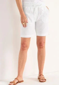 Cellbes of Sweden Shorts i tvättad bomull Vit