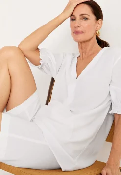 Cellbes of Sweden Shorts i tvättad bomull Vit