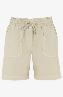 Cellbes of Sweden Shorts i tvättad bomull Beige Clearance