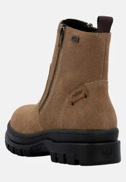 Rieker Skinnkänga med infällbara broddar Vinröd Sale