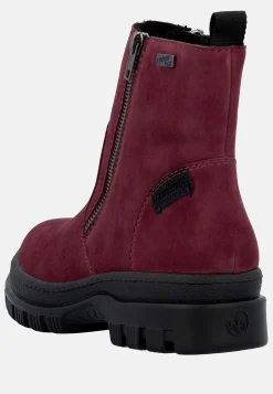 Rieker Skinnkänga med infällbara broddar Vinröd Sale