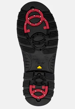 Rieker Skinnkänga med infällbara broddar Vinröd Sale