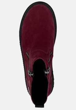 Rieker Skinnkänga med infällbara broddar Vinröd Sale