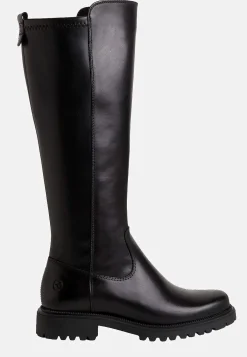 Tamaris Skinnstövel med bred skaftvidd Svart Discount