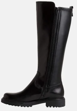 Tamaris Skinnstövel med bred skaftvidd Svart Discount