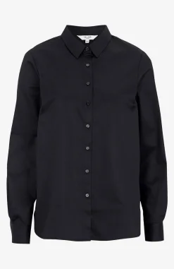 Cellbes of Sweden Skjorta i bomullssatin Svart New