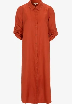 Cellbes of Sweden Skjortklänning Premium i lin Rost Online