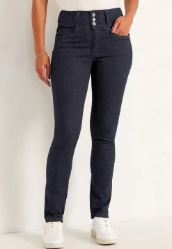 Cellbes of Sweden Smala jeans med hög midja - tre längder Jennifer Mörk denim / Otvättad New