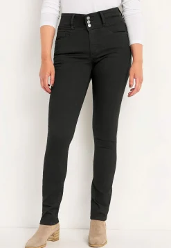 Cellbes of Sweden Smala jeans med hög midja - tre längder Jennifer Svart / Denim Discount