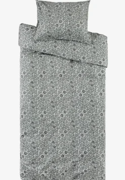 Borganäs Småblommigt påslakanset 150x210 cm Grön/Mönstrad