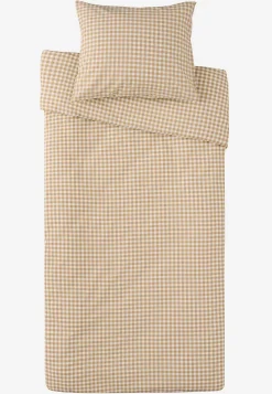 Borganäs Smårutigt påslakanset 150x210 cm New