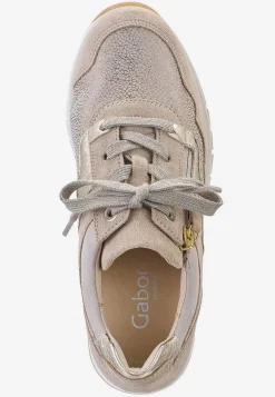 Gabor Sneaker Hallux valgus Beige / Guld Discount
