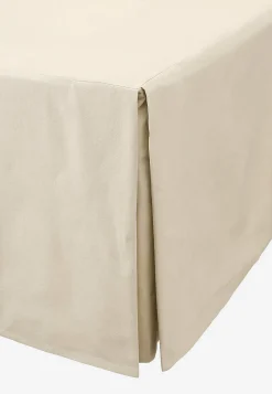 Cellbes of Sweden Sängkappa med dekorativa veck Ljusbeige New