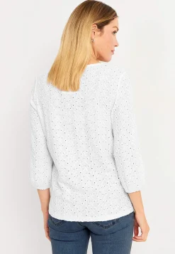 Cellbes of Sweden Spetstopp med hålmönster Vit Hot