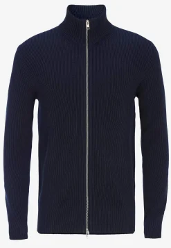 JACK & JONES Stickad cardigan med dragkedja Svart Hot