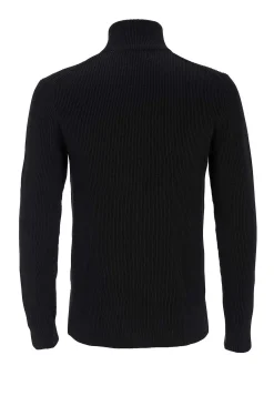 JACK & JONES Stickad cardigan med dragkedja Svart Hot