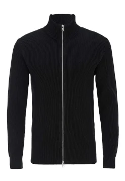 JACK & JONES Stickad cardigan med dragkedja