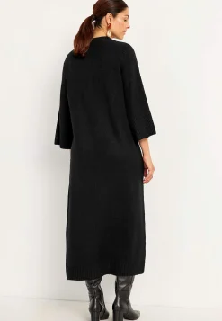 Cellbes of Sweden Stickad klänning med hög slits Online