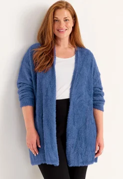 Cellbes of Sweden Stickad, öppen cardigan Blå Clearance