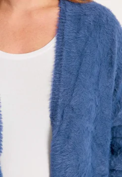 Cellbes of Sweden Stickad, öppen cardigan Blå Clearance