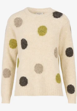 Freequent Stickad tröja med prickar Online