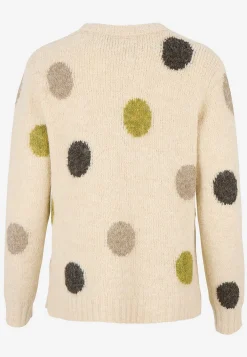 Freequent Stickad tröja med prickar Online