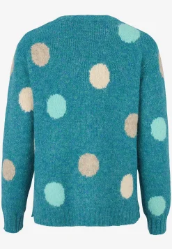Freequent Stickad tröja med prickar Online