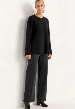 Cellbes of Sweden Stickad tröja med slitsar Discount