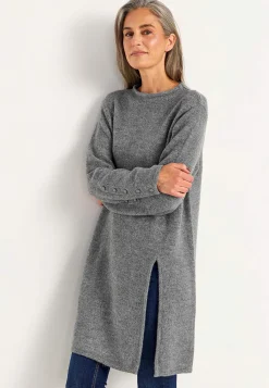 Cellbes of Sweden Stickad tunika med slits Clearance