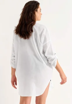 Cellbes of Sweden Strandskjorta med uppvikbara ärmar Vit Outlet