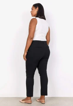 Wasabiconcept Stretchig byxa i bengalin Svart Discount