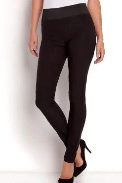 Freequent Stretchig byxa i bengalin Shantal Svart Clearance