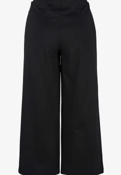 Wasabiconcept Stretchig, elegant byxa med vida ben Discount