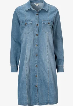 Cellbes of Sweden Stretchig jeansklänning Mellanblå / Denim Discount
