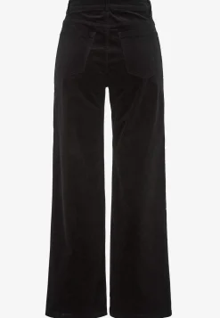 Cellbes of Sweden Stretchig manchesterbyxa med vida ben Svart Discount