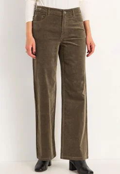 Cellbes of Sweden Stretchig manchesterbyxa med vida ben New