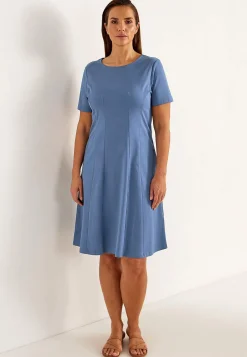 Cellbes of Sweden Stretchig Premium trikåklänning Blå denim New