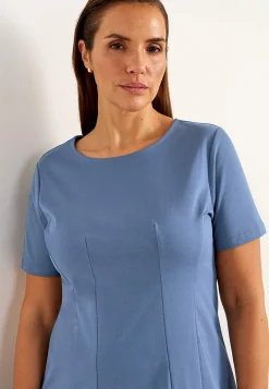 Cellbes of Sweden Stretchig Premium trikåklänning Blå denim New