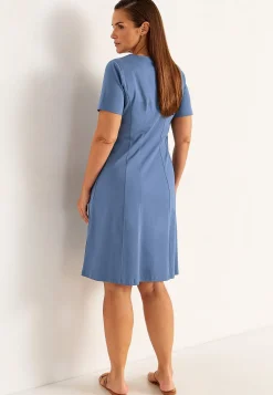 Cellbes of Sweden Stretchig Premium trikåklänning Blå denim New