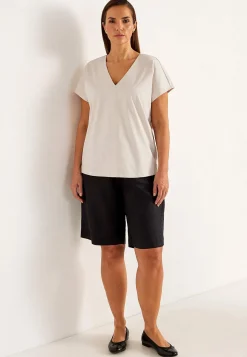 Cellbes of Sweden Stretchig Premium trikåtopp Ljusbeige New