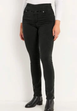 Cellbes of Sweden Stretchiga jeggings med hög resårmidja Elin Grå / Denim Clearance