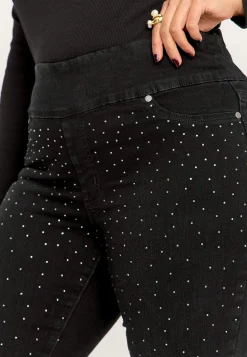 Cellbes of Sweden Stretchiga jeggings med strassdetaljer Best