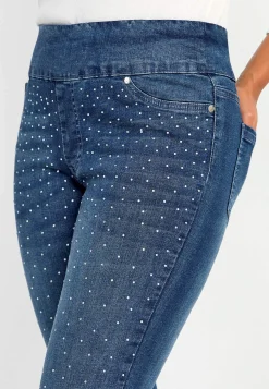 Cellbes of Sweden Stretchiga jeggings med strassdetaljer Hot