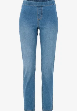 Cellbes of Sweden Stretchiga, smala jeggings Mellanblå Denim Online