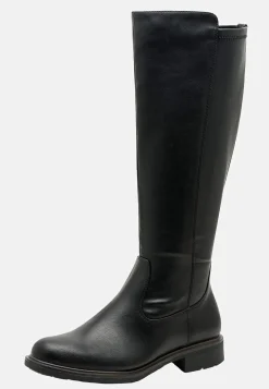 Jana Stövel med stretchigt skaft Svart Best